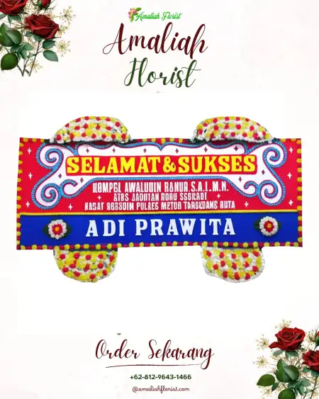 Papan Bunga Ucapan Selamat Banyurojo